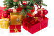 Christmas presents under the tree
