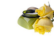 cream and yellow roses