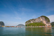 Island and blue sky  at the south of Thailand