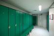 Interior of locker room Interior of locker room