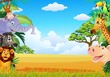 Safari animal cartoon Safari animal cartoon
