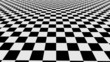abstract checkerboard with blur end loopable