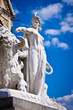 Albert Memorial, Kensington, London: detail of America