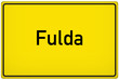 Ortseingangsschild der Stadt Fulda