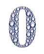 number zero bubbles