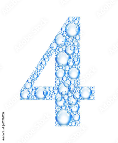 Illustration: bubble number 4 bubble number 4