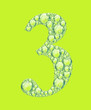 green three bubbles