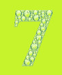green seven bubbles