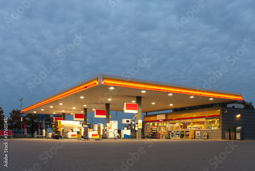 Photo: gas station gas station