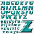 abc alphabet background future run design