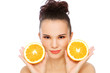 Photo: Girl with oranges Girl with oranges