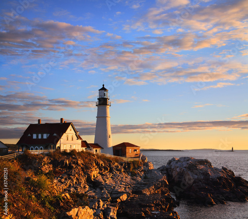 Photo: Morning At The Portland Headlight, Portland Maine Morning At The Portland Headlight, Portland Maine