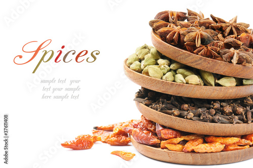 Photo: Colorful mix of spices Colorful mix of spices