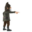 old gnome pointing old gnome pointing