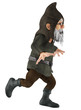 old gnome running side view old gnome running side view