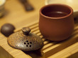 teacup on a teaboard