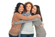 Friends women embracing