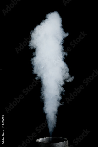 Photo: white smoke on black white smoke on black