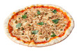 Pizza with tuna and capers