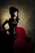 Lady in Baroque style