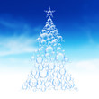 Christmas tree bubbles