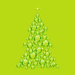 green bubble xmas tree