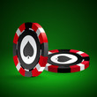 Poker chips. Poker chips.