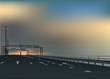 free highway under dark sky free highway under dark sky