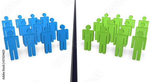 Illustration: Disagree People Disagree People