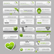 Vektor: Web design template elements: Navigation buttons Web design template elements: Navigation buttons