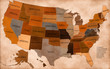 Illustration: Map of USA Map of USA