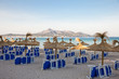 loungers on the beach loungers on the beach