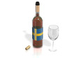 BOTTLE  OF WINE SWEDEN