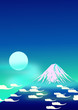 Fuji Mt. vector image