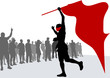 Revolution flag