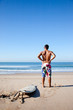 Surfer at the beach
