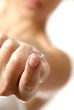 Photo: femme lentille de contact femme lentille de contact