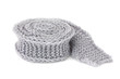Knitted ribbon isolated