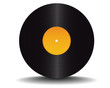 black vinyl record