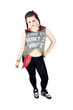 Foto: teenage girl with attitude teenage girl with attitude