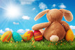 Colorful easter eggs Colorful easter eggs