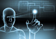 android touching a screen