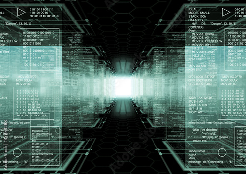 Ilustración: Hacker world Hacker world