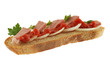 sandwich on white