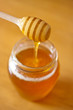Real honey with stick