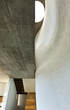 interior modern villa, wall in perspective interior modern villa, wall in perspective