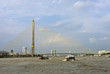 Mega sling Bridge,Rama 8, in Thailand
