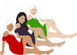 Three girls