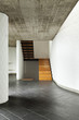 modern empty villa, passage, background stairs modern empty villa, passage, background stairs