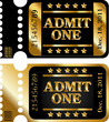 Admit one. Movie ticket